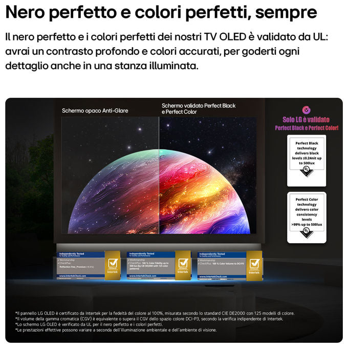 LG OLED55C65LA Serie C6 Smart TV OLED evo 55'' 4K UHD webOS 26 AI Magic Remote Wi-Fi 6E 120 Hz colore Nero