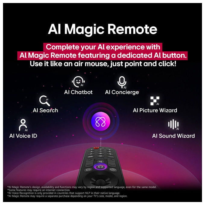 LG, OLED TV 4K, Smart TV, α9 AI Gen8, Design Ultra Slim