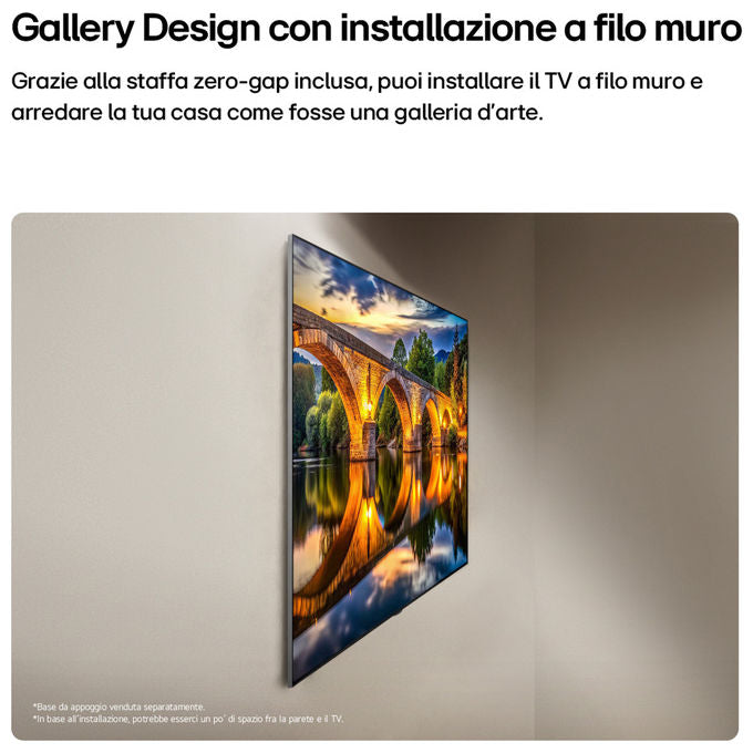 Televisore LG OLED77G64LW Serie G6 OLED evo 77 pollici 4K Smart TV Weaver Argento