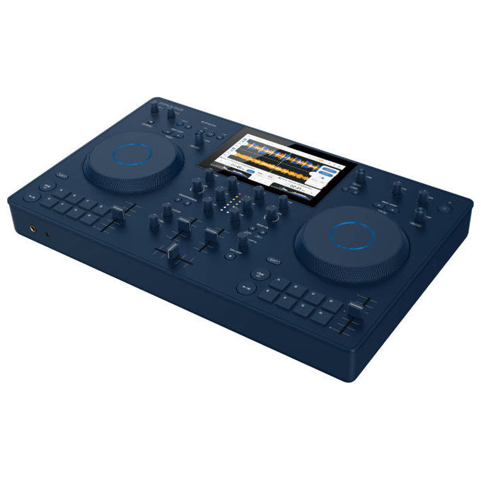 AlphaTheta OMNIS-DUO Sistema DJ Portatile a 2 Deck con Touchscreen Batteria Integrata e Connettivita' Bluetooth colore Indaco
