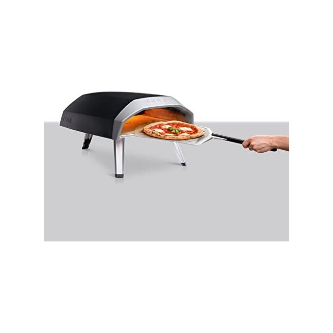 Ooni UU-P07000 Koda 12 Forno a gas portatile per pizza temperatura massima 500 °C tempo preriscaldamento 15 minuti cottura in 60 secondi (59.2x39.5x29.5 cm) colore Nero