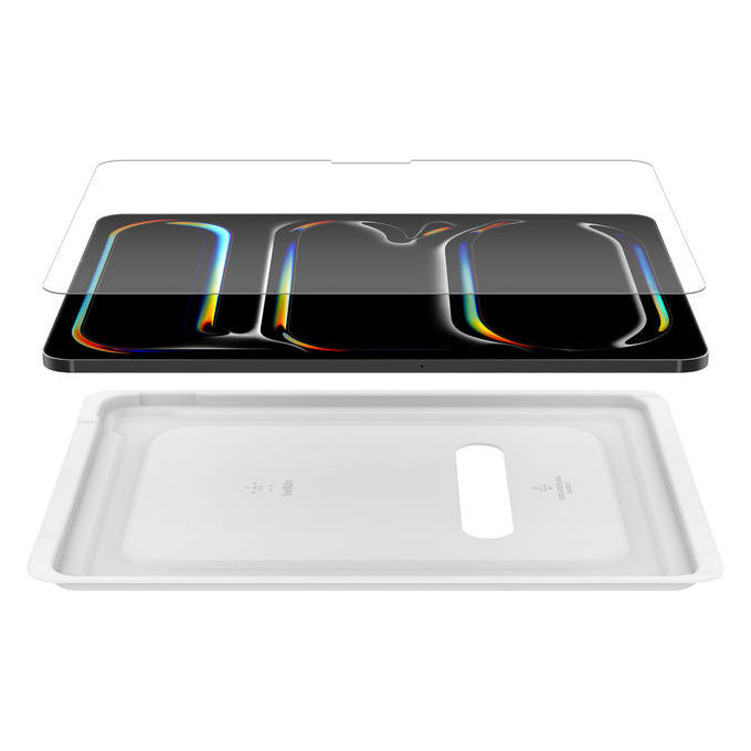 Belkin OVI006HQ Protezione Schermo in Vetro Temperato 0.33 mm Resistente a Graffi e Impatti per iPad Pro 13'' colore Trasparente