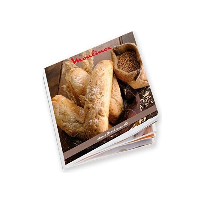 Moulinex OW6101 Home Bread Baguette Macchina del Pane 16 Programmi 1650W 1.5 Kg Timer 15h colore Bianco