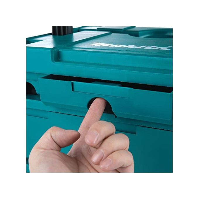 Makita P-84349 Makstor Cassettiera Porta Attrezzi 5 Cassetti Compatibile MAKPAC colore Verde