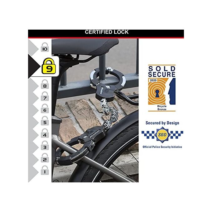 Master Lock Antifurto Manette Serratura a Chiave 8290EURDPRO