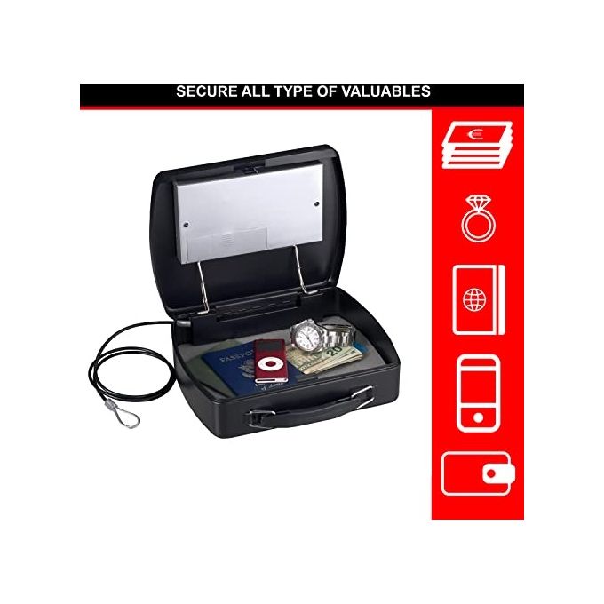 Master P008EML Cassaforte Piccola e Portatile con Combinazione Digitale