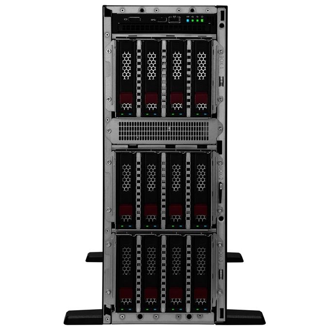 HPE P85583-425 ProLiant ML350 Gen11 Server Tower 4U 1 x Xeon Silver 4510 2.4 GHz 64 GB DDR5 8 SFF NVMe-SAS-SATA RAID colore Nero