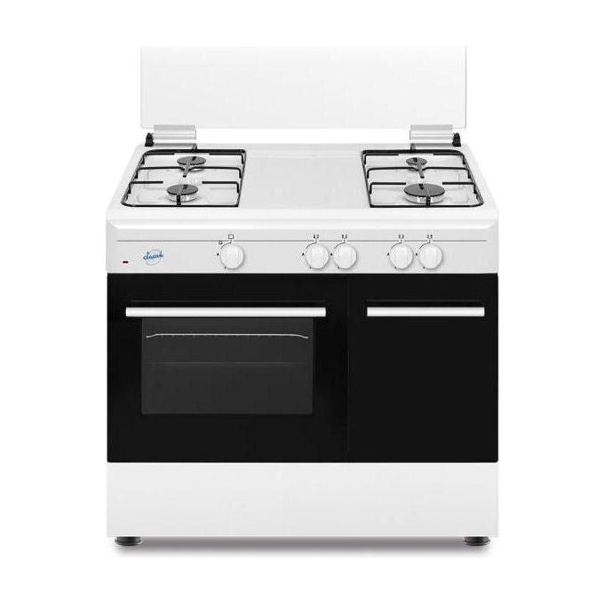 Ducati SD490GW Cucina a Gas Forno a Gas 4 Fuochi Capacita' 59 Litri 90x60 cm Bianco