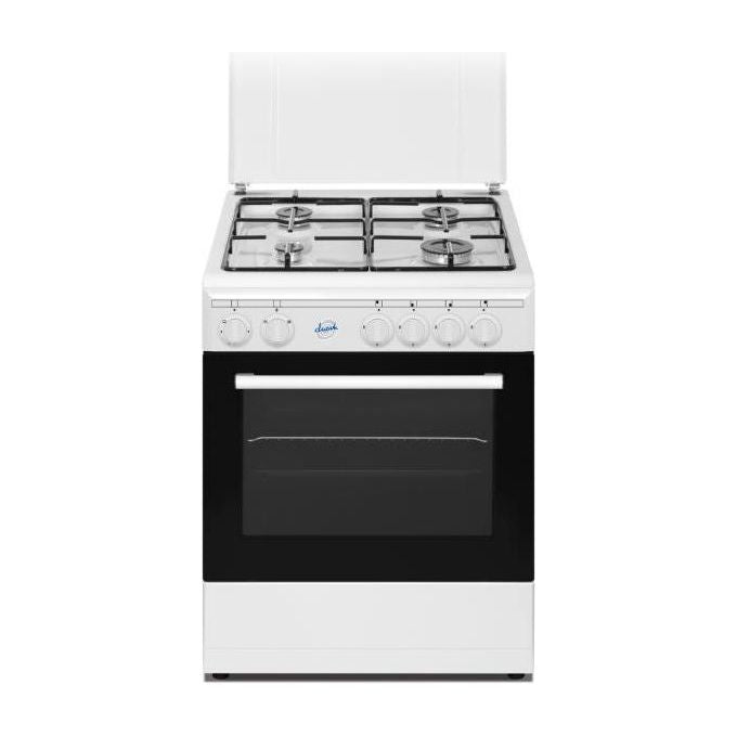 Ducati SD664WE Cucina a Gas Libera Installazione 4 Fuochi con Forno e Grill Elettrico 56 L 4 Funzioni (60 × 60 cm) Bianco