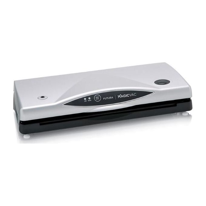 Magic Vac VB02PK1 Futura Macchina Sottovuoto 140 W 800 mbar Ciclo Automatico e Manuale Barra Saldante 30 cm colore Nero Grigio