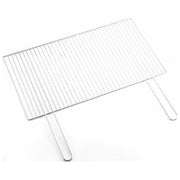 Sandrigarden 7913650 Graticola in Acciaio con Manici Fissi 76x43 cm colore Nero