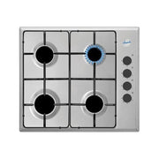 Ducati SDPC64L Piano cottura gas 60 cm 4 fuochi manopole laterali accensione sottomanopola colore Inox