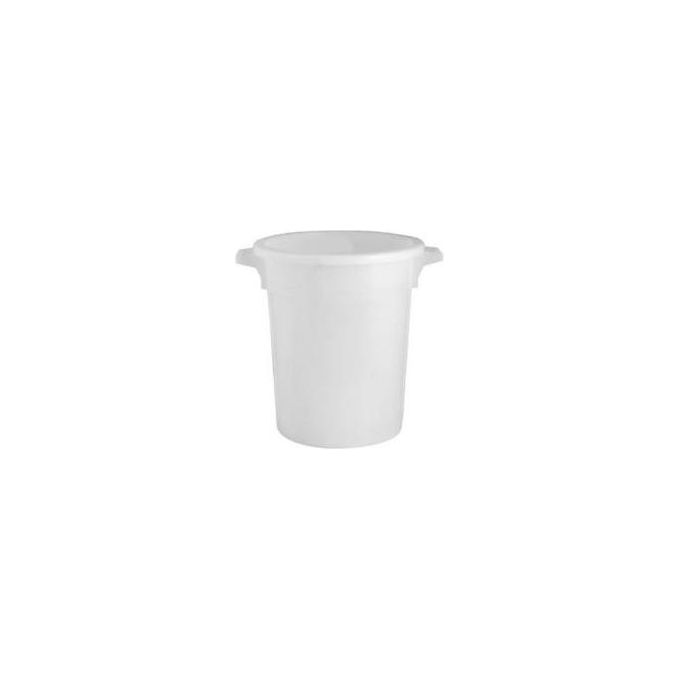 Giganplast GPS570753 Contenitore con Coperchio 60 Litri in Plastica Impilabile Bianco