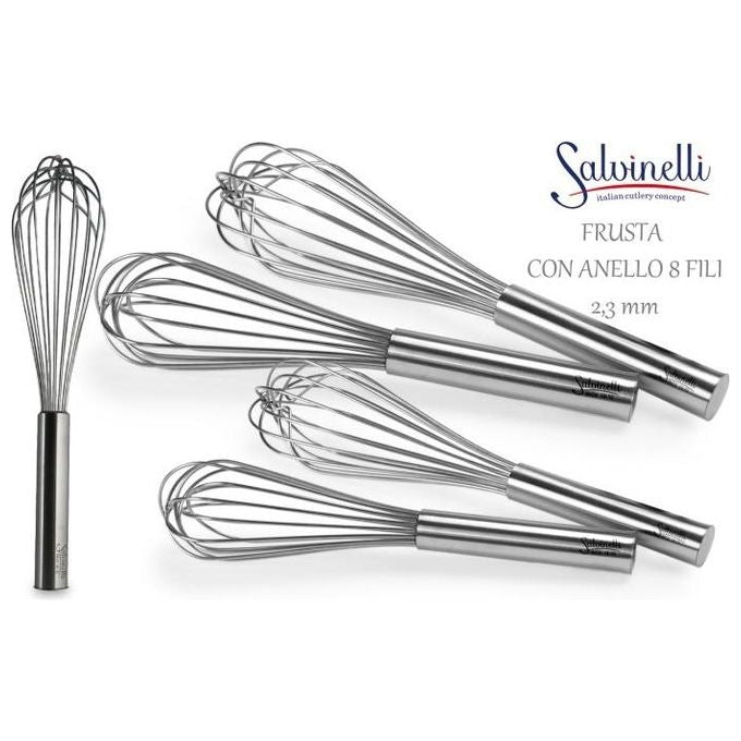 Ilsa Frusta professionale da cucina 8 fili acciaio inox 18-10 35 cm spessore filo 2.3 mm