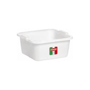 Stefanplast 66380 Bacinella Quadra in Polietilene 38x38x16 cm 16 lt Idonea al Contatto Alimentare Impilabile colore Azzurro