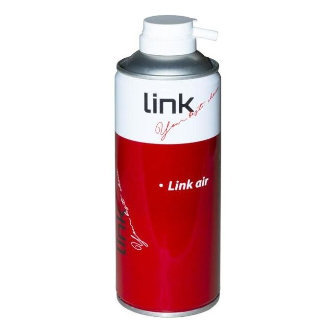 Link SP30 Spray Aria Compressa 400 ml Pulizia PC Tastiere Schede Elettroniche Senza Residui
