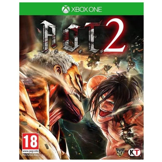 A.O.T 2 Attack of The Titans 2 Attacco dei Giganti 2 Xbox One