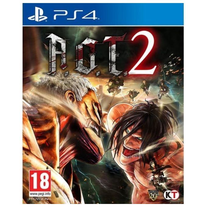 A.O.T 2 Attack of The Titans 2 Attacco dei Giganti 2 PS4 PlayStation 4