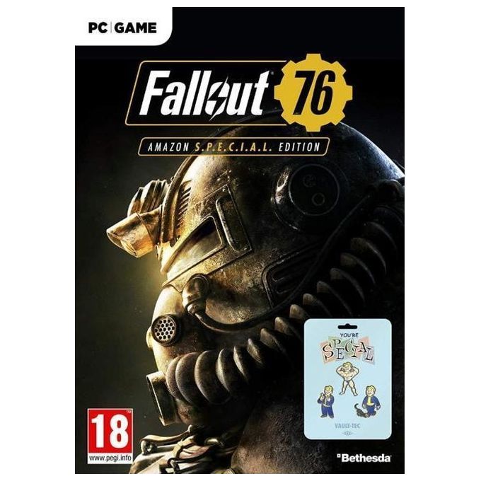 PLAION 1028258 Fallout 76 PC Gioco Video RPG Online ITA PEGI 18 colore Nero