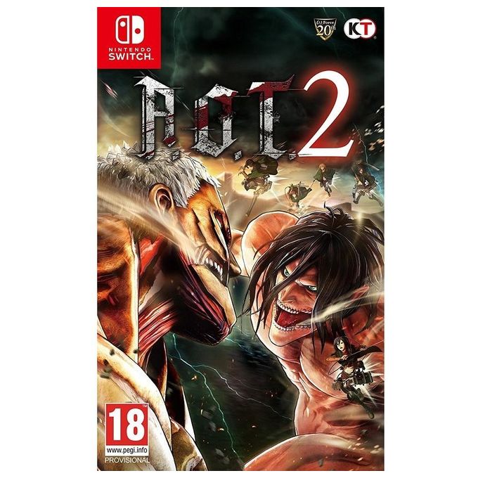A.O.T 2 Attack of The Titans 2 Attacco dei Giganti 2 Nintendo Switch