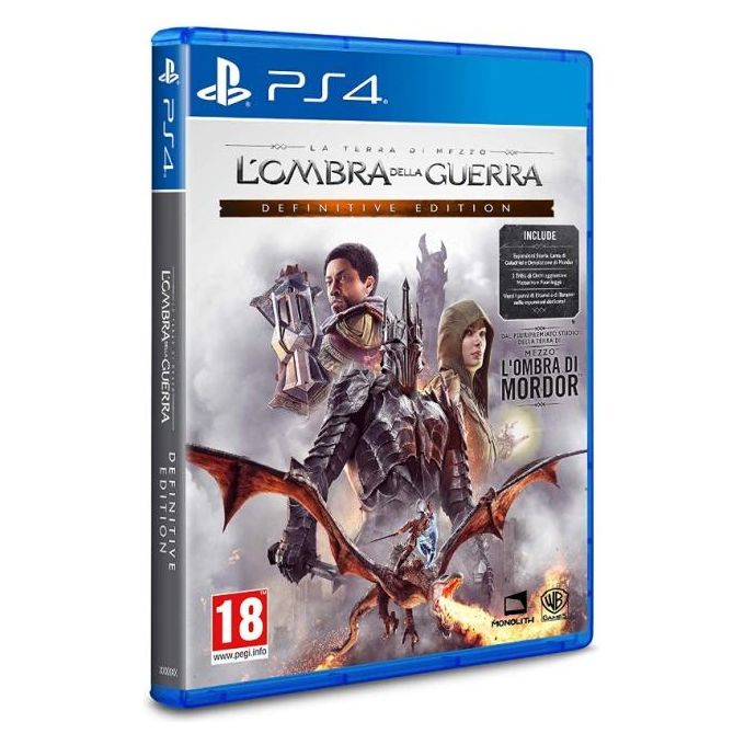 La Terra di Mezzo: L'Ombra della Guerra Definitive Edition PS4 Playstation 4