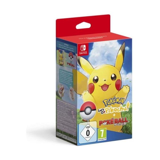 Pokemon: Let's Go Pikachu + Poke Ball Plus Bundle Limited Edition Nintendo Switch