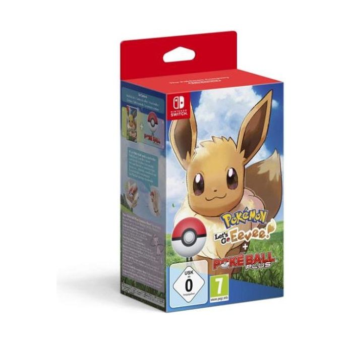 Pokemon: Let's Go Eevee + Poke Ball Plus Bundle Limited Edition Nintendo Switch