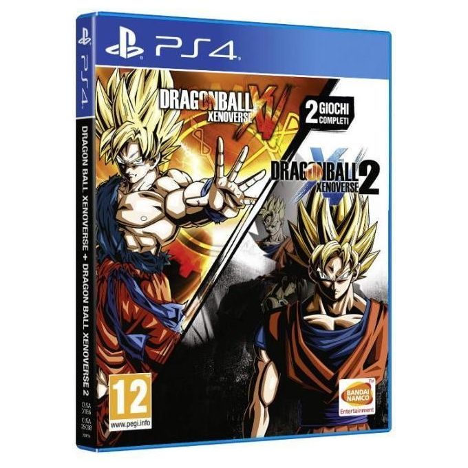 Dragon Ball Xenoverse + Dragon Ball Xenoverse 2 (Compilation 2 Dischi) PS4 PlayStation 4