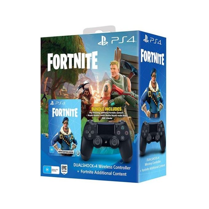Controller DualShock 4 Wireless Black con Fortnite PS4 Playstation 4