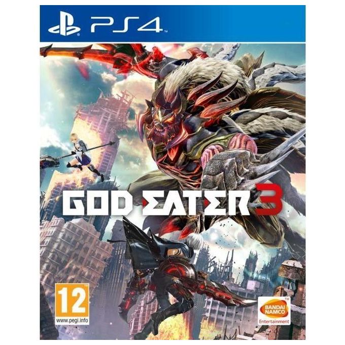 NAMCO God Eater 3 Videogioco per PS4 con avventure coinvolgenti in un mondo devastato e combattimenti ad alta velocita'