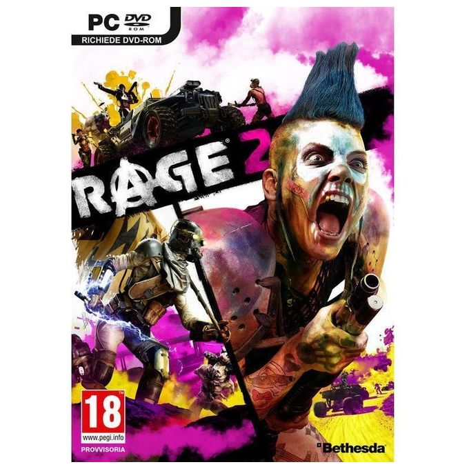 Bethesda Rage 2 PC Immergetevi in un Mondo Distopico Con Battaglie Frenetiche e Liberta' Totale