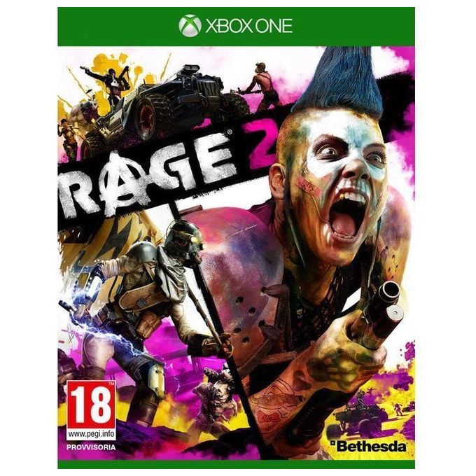 Bethesda Rage 2 Xbox One Un'avventura in un mondo aperto distrutto dall'astroid con azione frenetica e armi personalizzabili