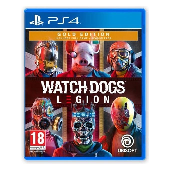 Watch Dogs Legion Gold Edition PS4 PlayStation 4 - Day one: 03-03-20