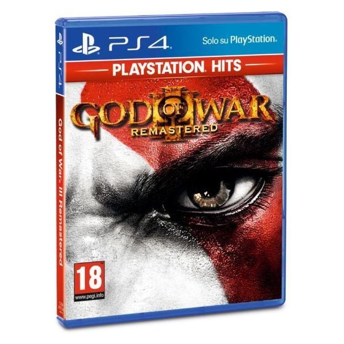 Sony God of War 3 III Remastered PS Hits PS4 per PlayStation 4 Un'Epica Avventura in 1080p con Modalita' Foto Inclusa