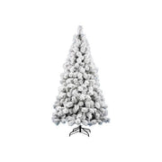 Amicasa SAINTMORITZ Albero di Natale 210 cm 468 rami Verde Innevato