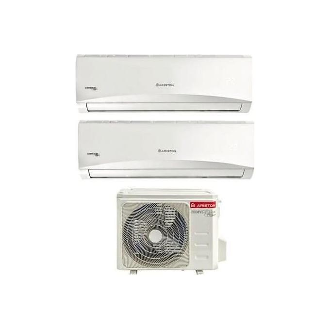 Ariston 50XD0-O PRIOS R32 Condizionatore fisso Dual Split Inverter 9000 + 12000 BTU Classe A