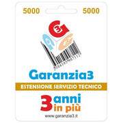 Garanzia3 Estensione di servizio tecnico 3 anni in piu' con massimale di copertura a 5000 euro