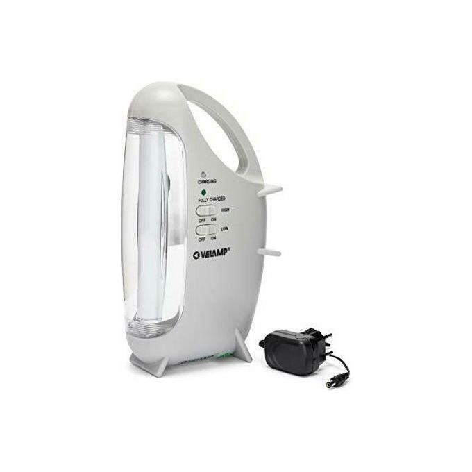 Velamp IR160EVO Ovidea Lampada di Emergenza Portatile Ricaricabile LED 320 lumen 4.5W Anti Blackout Batteria Litio 2000 mAh