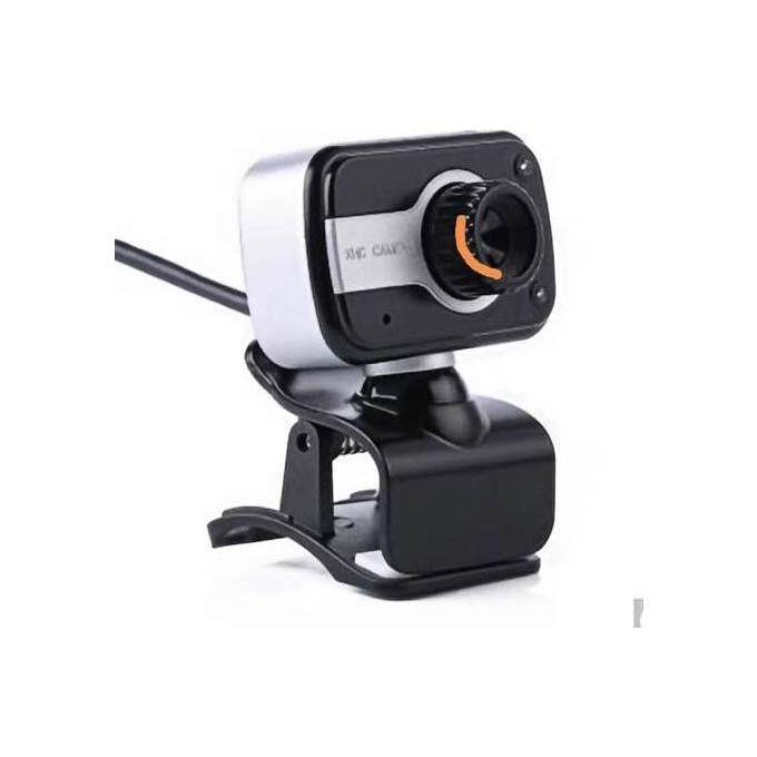 LINK LKWE07 Webcam USB 2.0 - Risoluzione 480p, Microfono Integrato, Sensore CMOS, 30 fps, Compatibile con Windows, Mac e Android