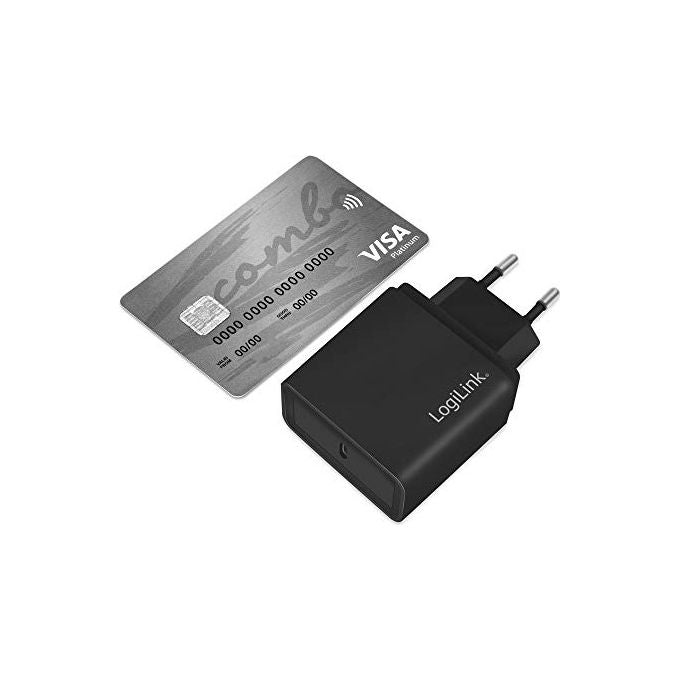 Logilink Caricabatterie con porta Usb-C 18W