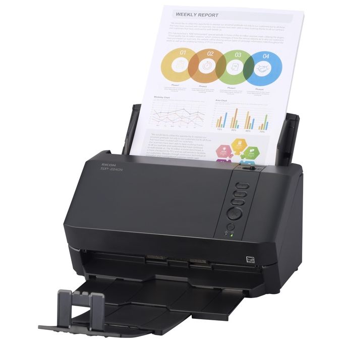 Ricoh SP-2240N Scanner A4 Workgroup Duplex ADF 40 ppm 600 dpi USB 3.2 Gigabit Ethernet