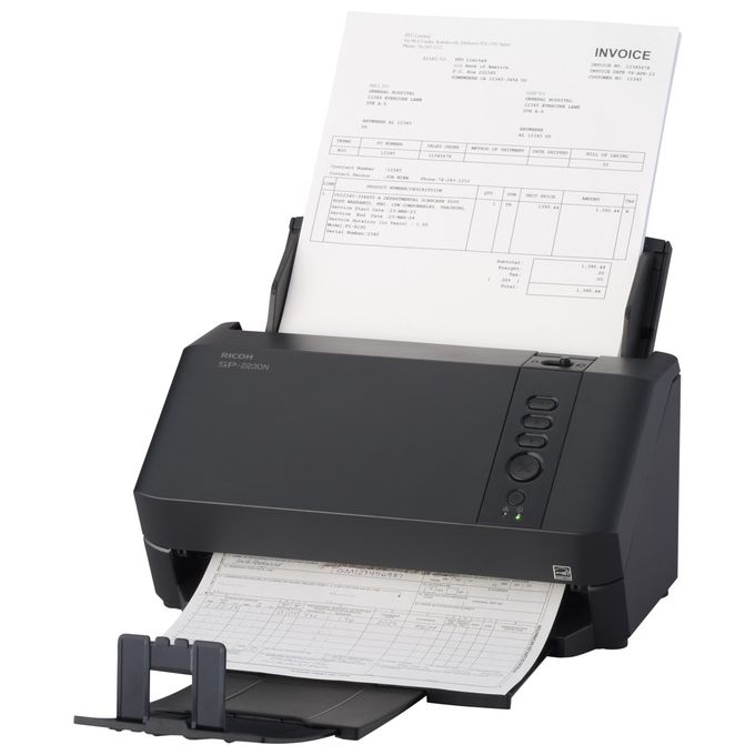 RICOH FUJITSU SP-2230N Scanner ADF A4 Fronte Retro Automatico 30 ppm 600 dpi USB 3.0 Gigabit Ethernet