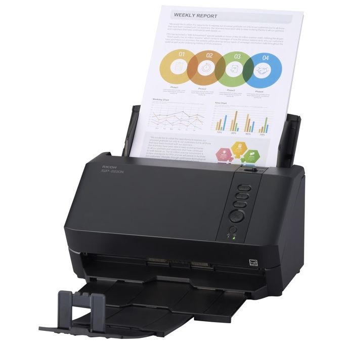 RICOH FUJITSU SP-2230N Scanner ADF A4 Fronte Retro Automatico 30 ppm 600 dpi USB 3.0 Gigabit Ethernet