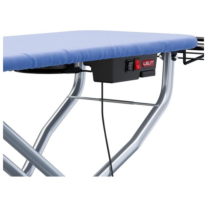Lelit PA71N Carla Asse da stiro riscaldata aspirante soffiante 124x40 cm 650 W colore Blu Argento