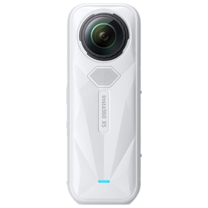 Insta360 IN-CINSAAHA-SW X5 Action Cam 360° 8K 72MP Sensori 1-1.3'' FlowState AI PureVideo Impermeabile 15m colore Bianco