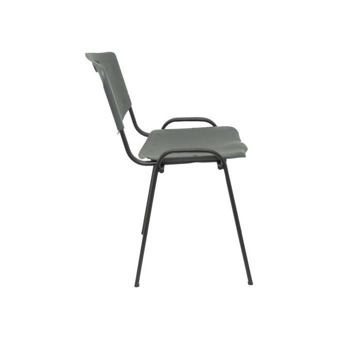 Piqueras y Crespo PACK226PTNI600 Robledo Confezione 2 Sedie Confidente Ergonomiche Impilabili Struttura Nera colore Grigio