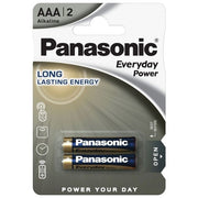 Panasonic LR03EPS-2BP Everyday Power Batteria Alcalina AAA LR03 1.5V 2 pezzi