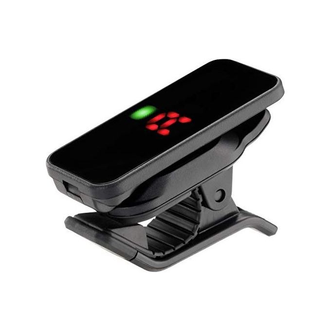 Korg PC-2 Pitchclip 2 Accordatore Clip-On per Chitarra Basso e Ukulele Display LED colore Nero