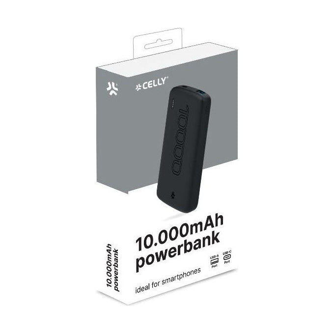 Celly Procompact2 Powerbank 10000mAh Nero