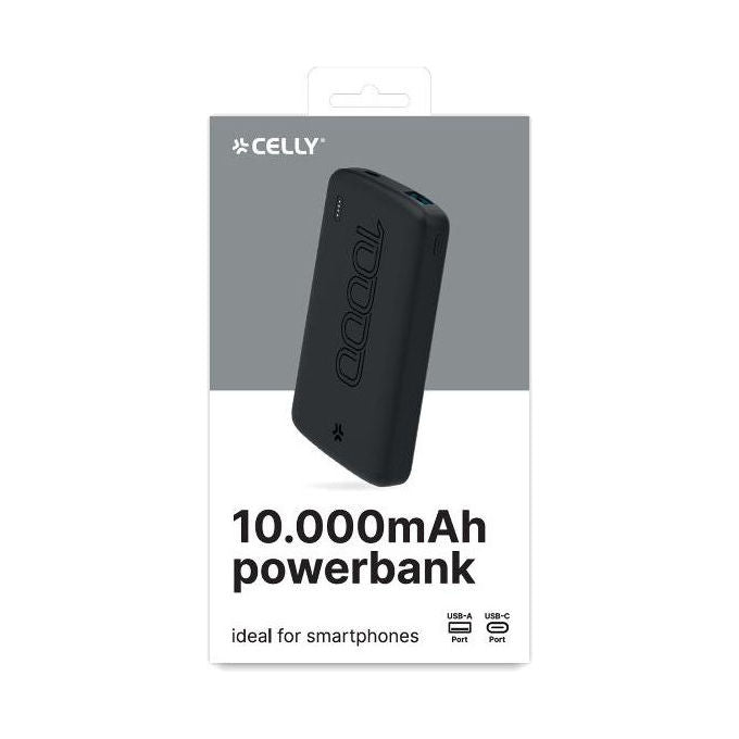 Celly Procompact2 Powerbank 10000mAh Nero
